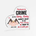 Personalized Partners In Crime Couple Acrylic Plaque