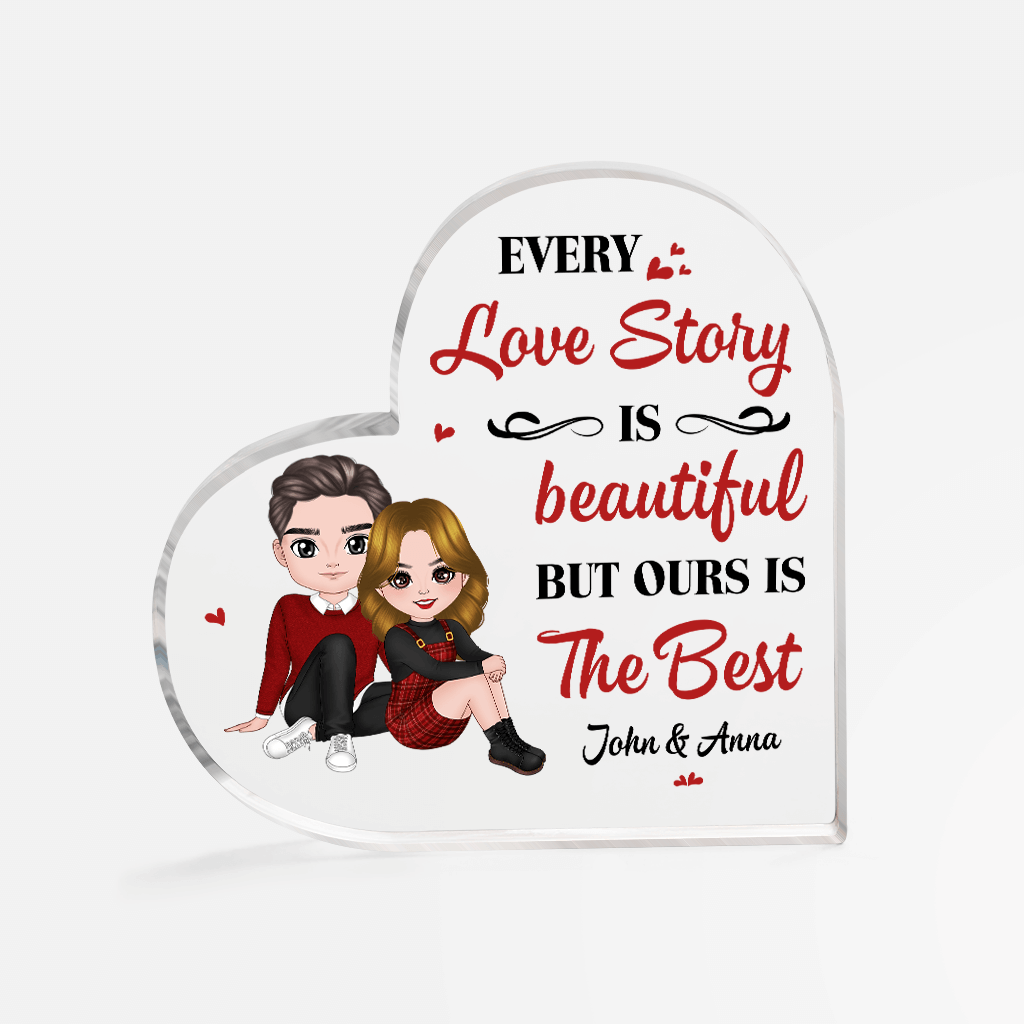 Personalized Every Love Story Is Beautiful But Ours Is The Best Acrylic Plaque
