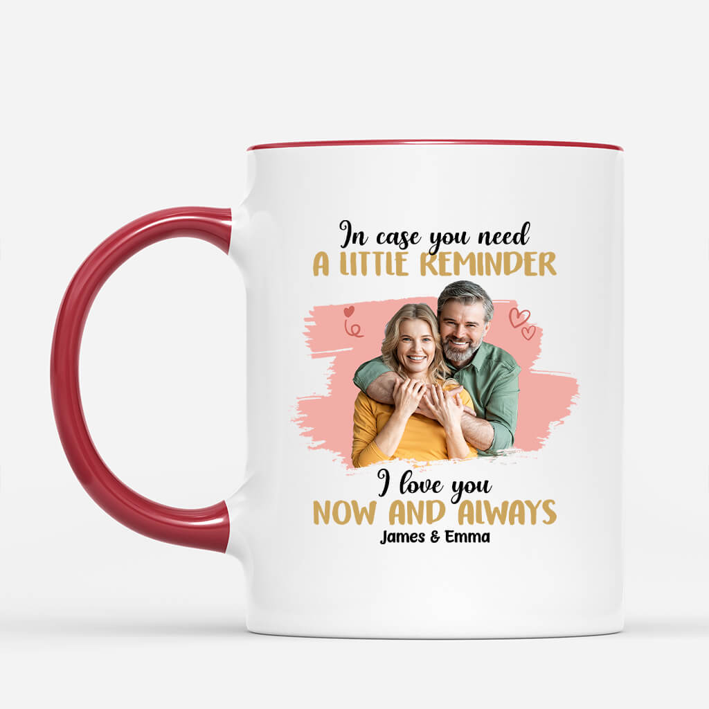 Personalized I Love You Now And Always Mug