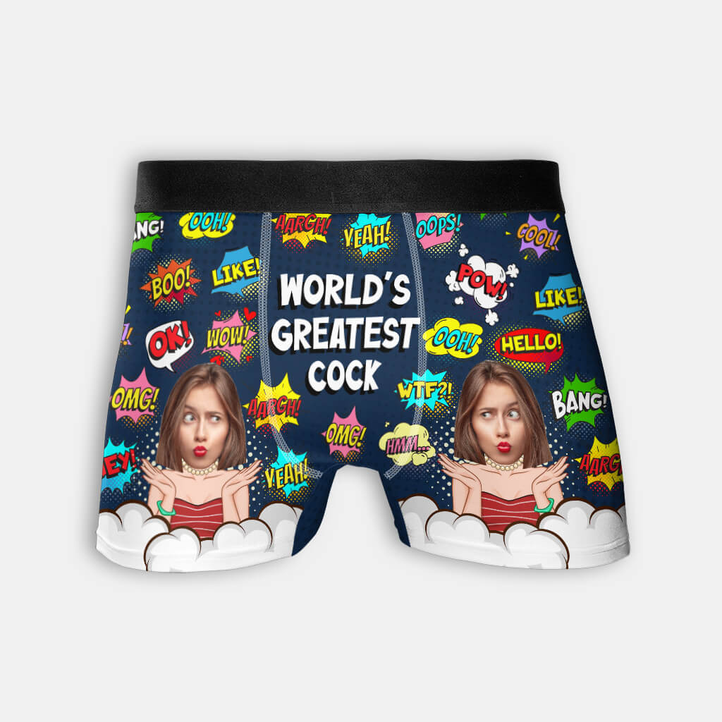 Funny Personalized Gifts - Cutom Boxers with Girlfriends Face
