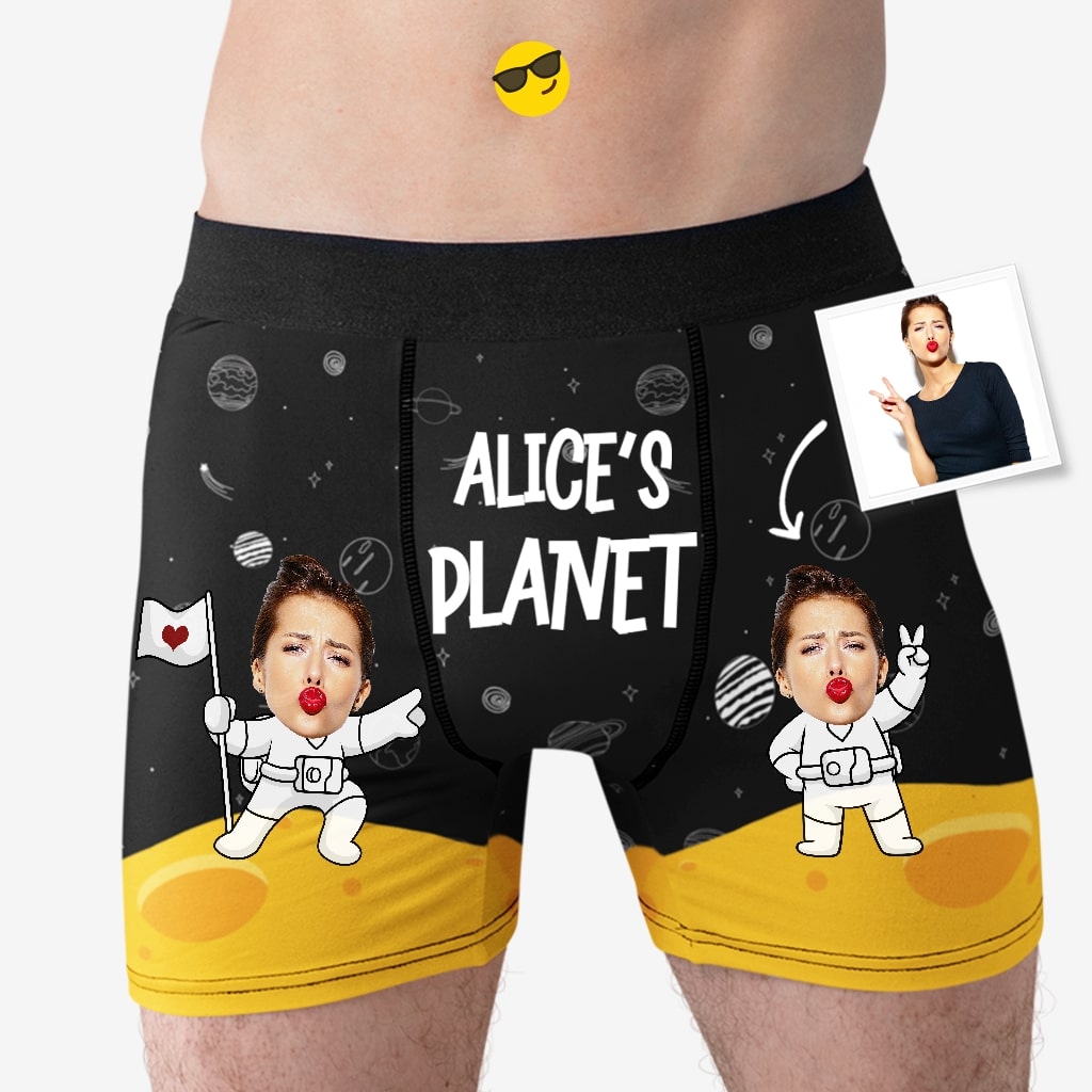 Personalized Funny Gifts for Him - Personalized Boxers with Face