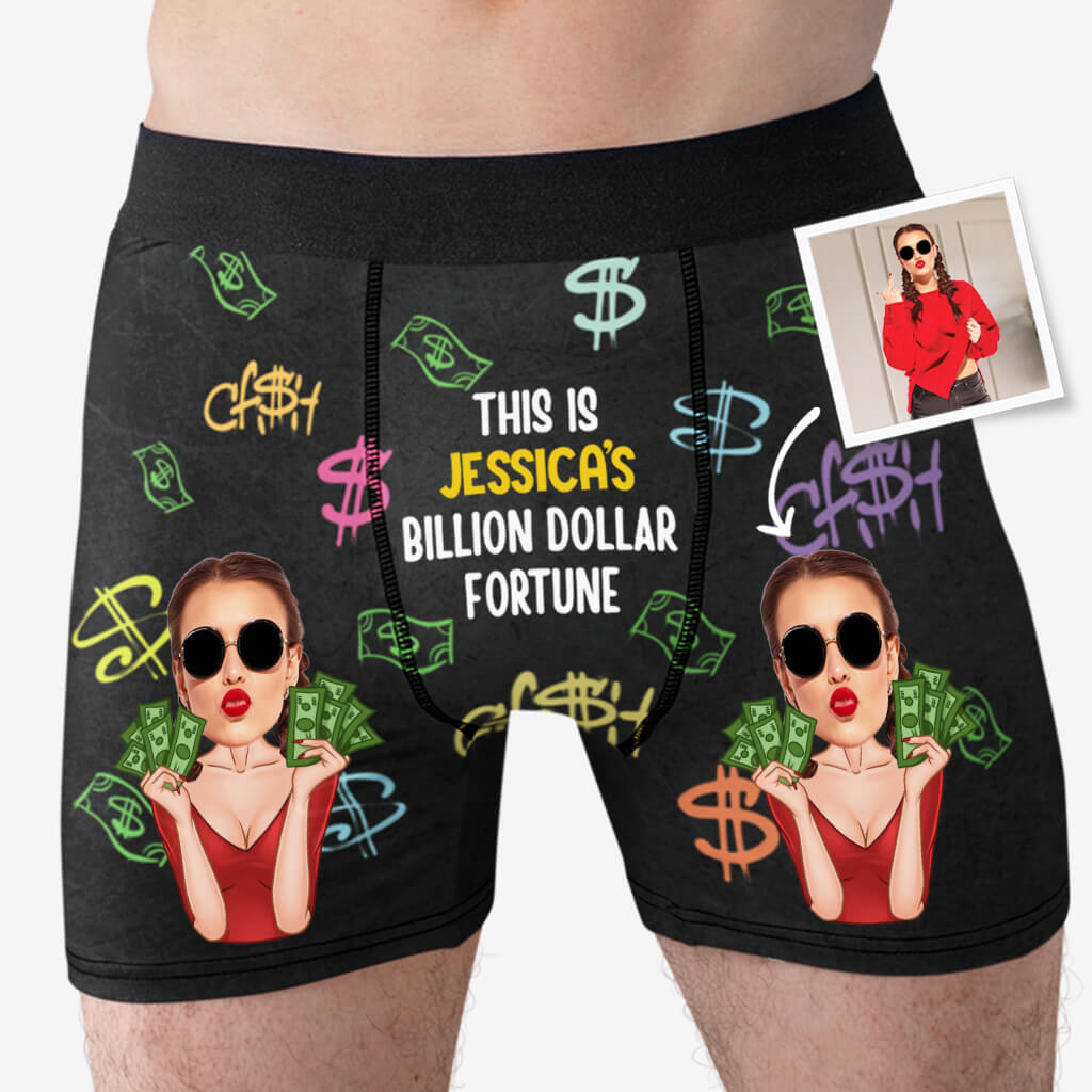 Personalized Funny Gifts for Him - Personalized Photo Boxers