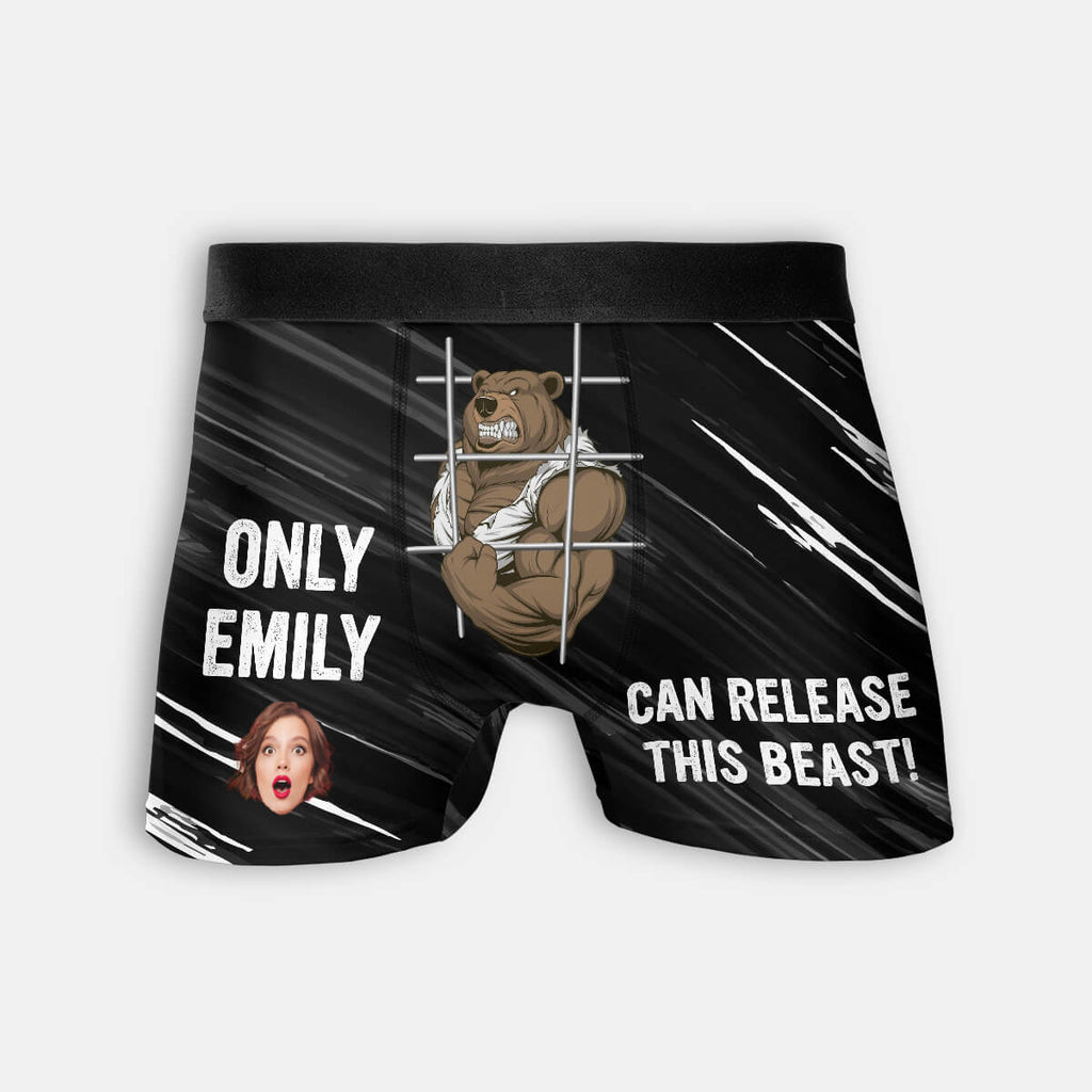 Personalized Only Emily Can Release This Beast Boxer