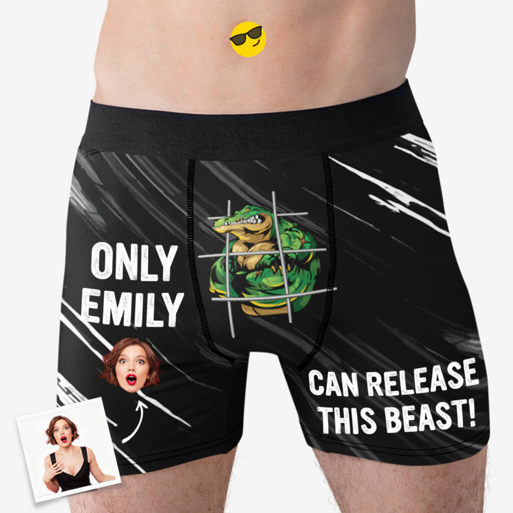 Personalized Only Emily Can Release This Beast Boxer