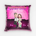 Personalized Perfect Partner Sequin Pillow