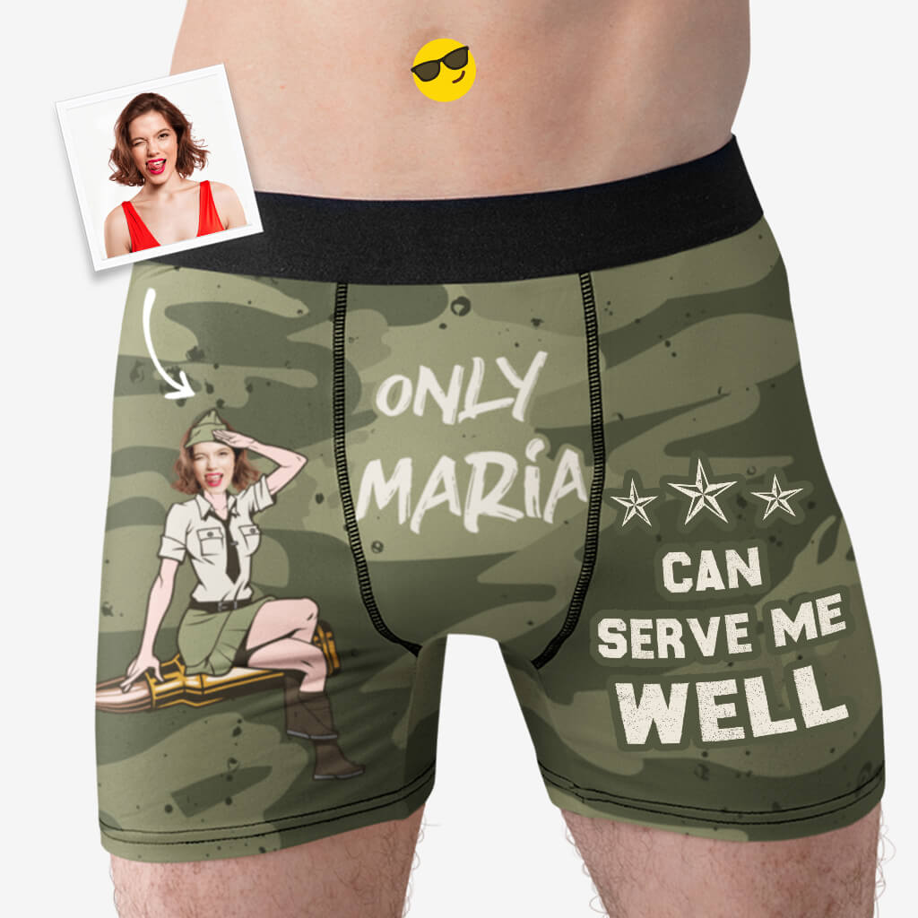 Personalized Funny Gifts - Mens Valentines Day Boxers