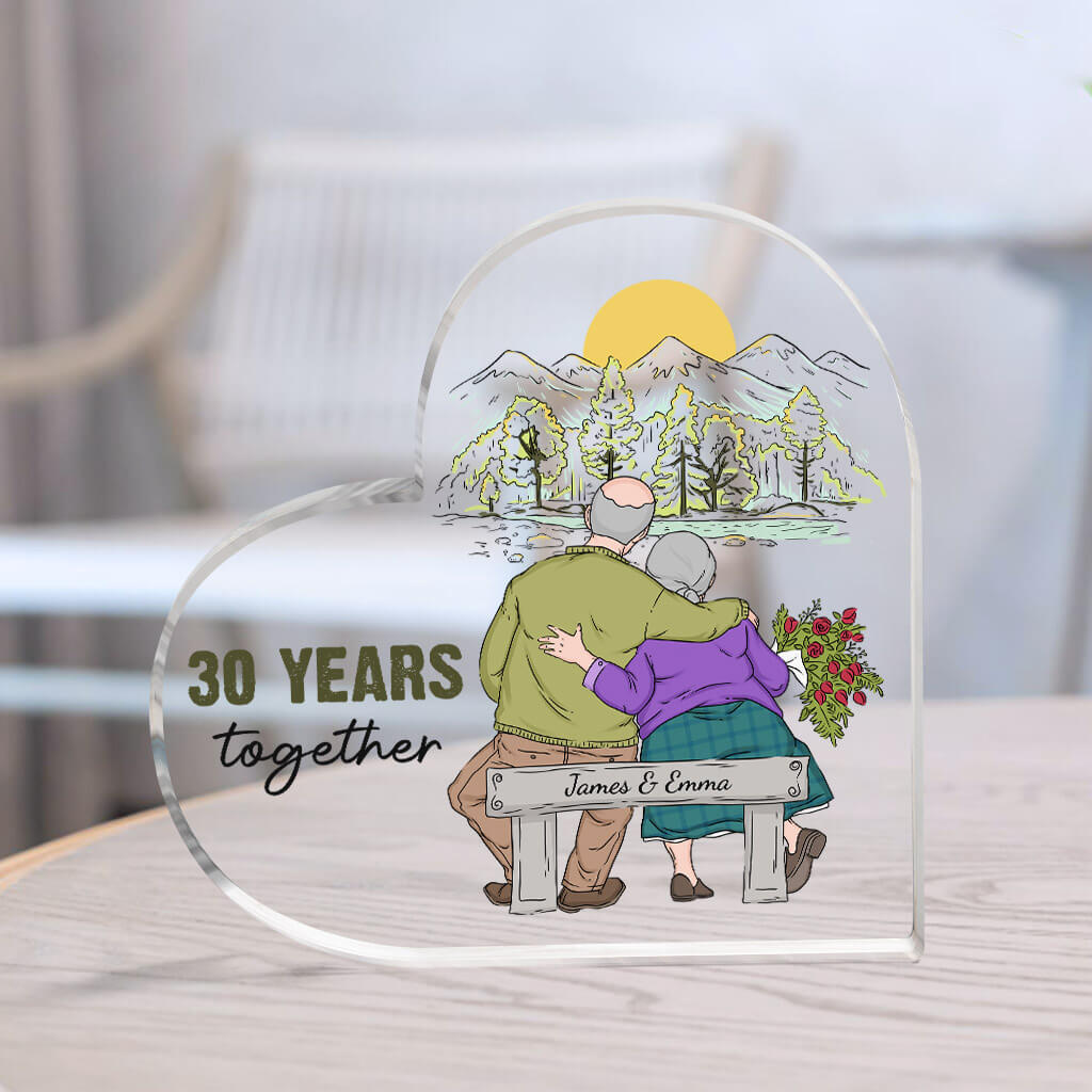Personalized 30 Years Together Acrylic Plaque