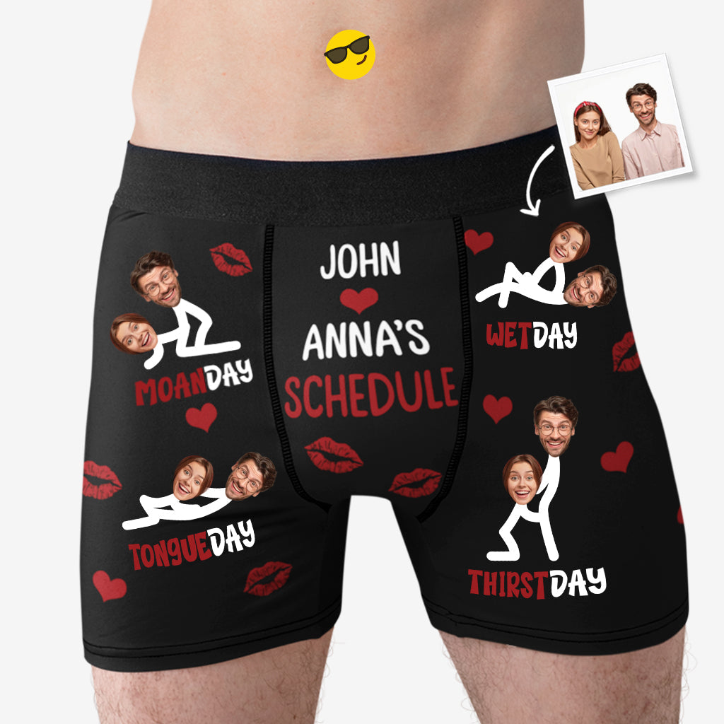 Personalized Funny Gifts - Valentines Day Boxers for Men