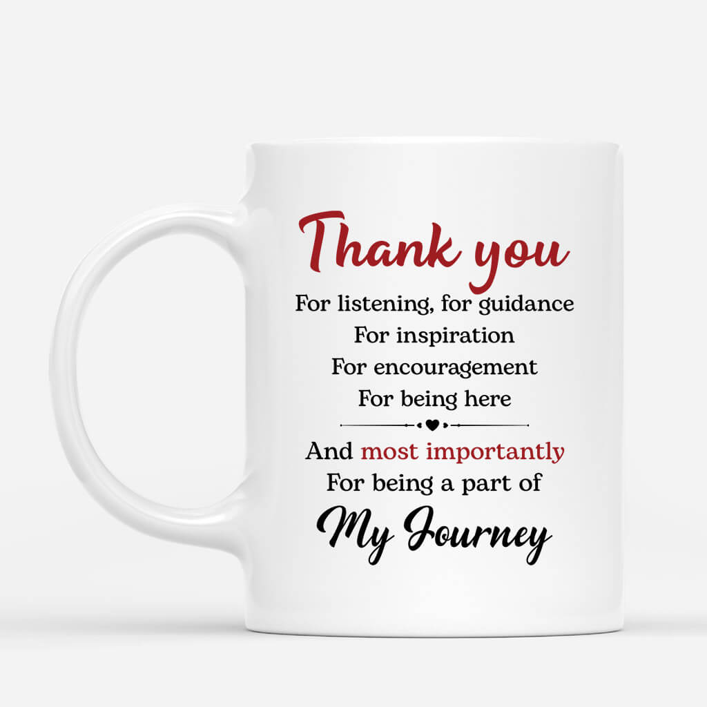 Personalized Thank You For Everything Mug