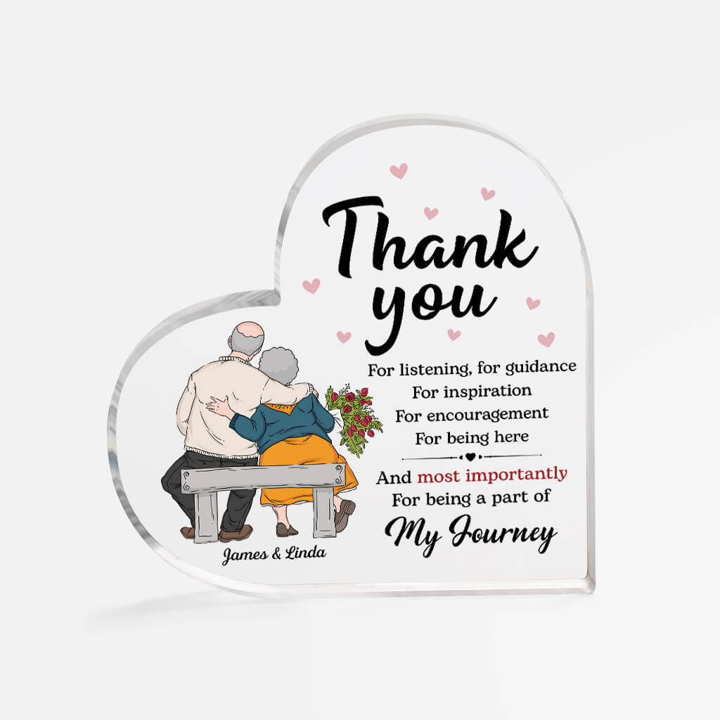 Personalized Thank You For Everything Acrylic Plaque