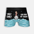 Personalized Only Emily Can Ride My Shark Boxer