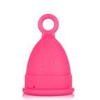 Menstrual cup, silicone, suitable for swimming during menstruation.