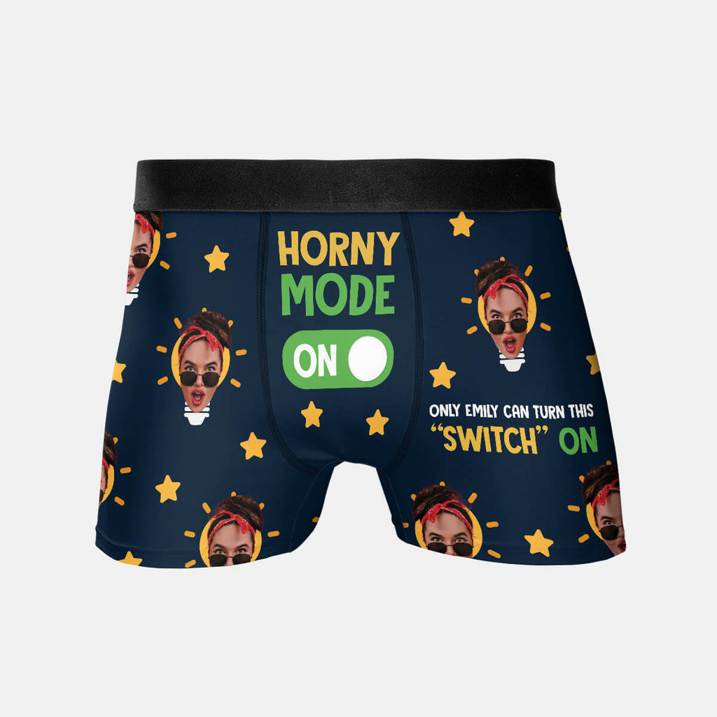 Personalized Only Emily Can Turn This Switch On Boxer