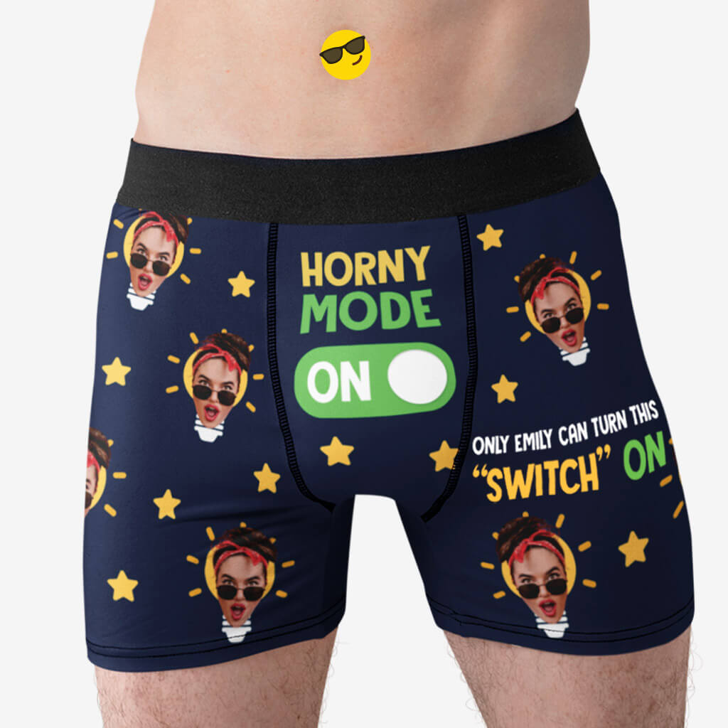 Personalized Only Emily Can Turn This Switch On Boxer