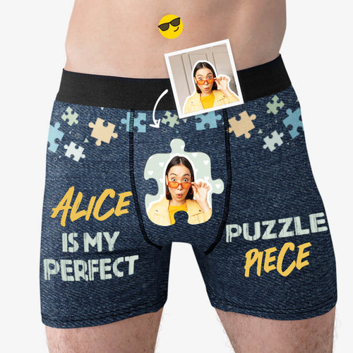 Funny Personalized Gifts - Valentines Day Boxers for Him