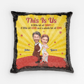 Personalized This Is Us Sequin Pillow