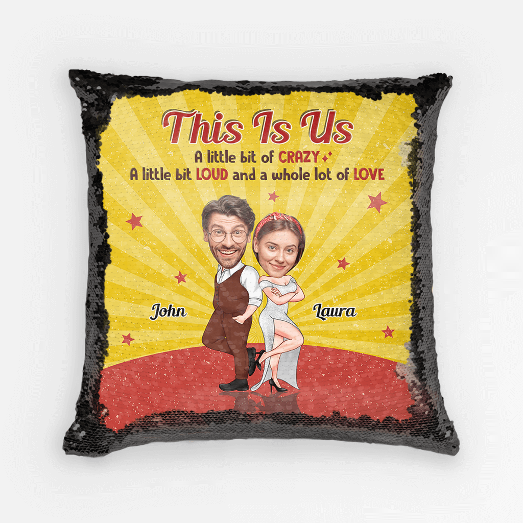Personalized This Is Us Sequin Pillow