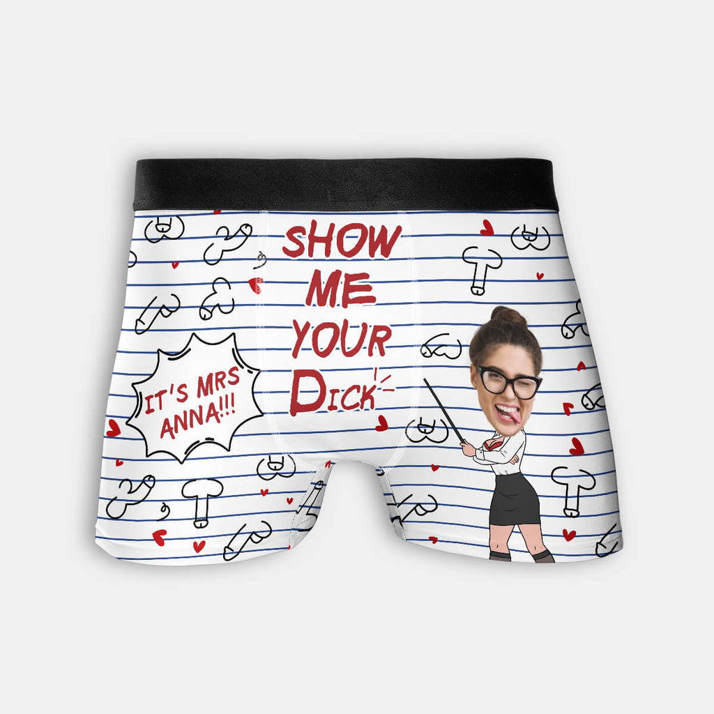 Personalized Show Me Yours Boxer