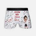 Personalized Show Me Yours Boxer