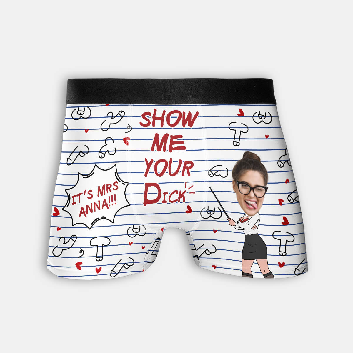 Personalized Show Me Yours Boxer