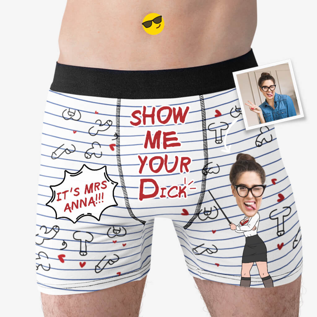 Personalized Show Me Yours Boxer