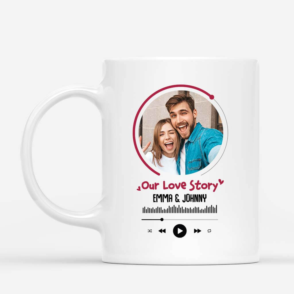 Personalized Your Heartbeat Is My Favorite Song Mug