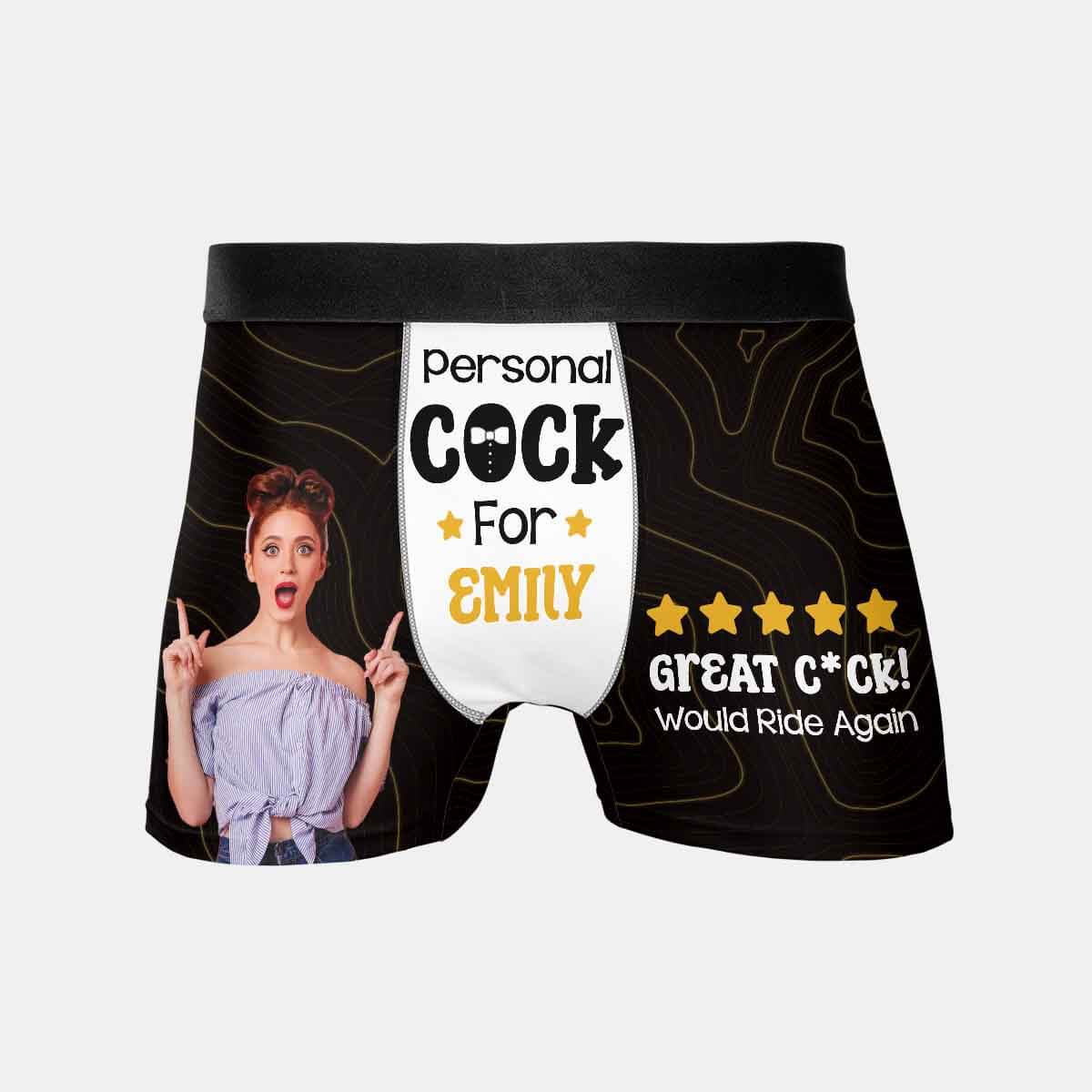 Personalized Great Cock Would Ride Again Boxer