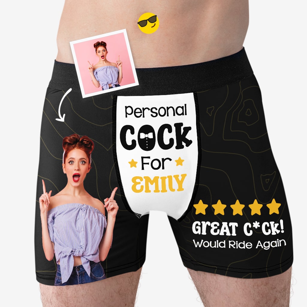 Personalized Great Cock Would Ride Again Boxer