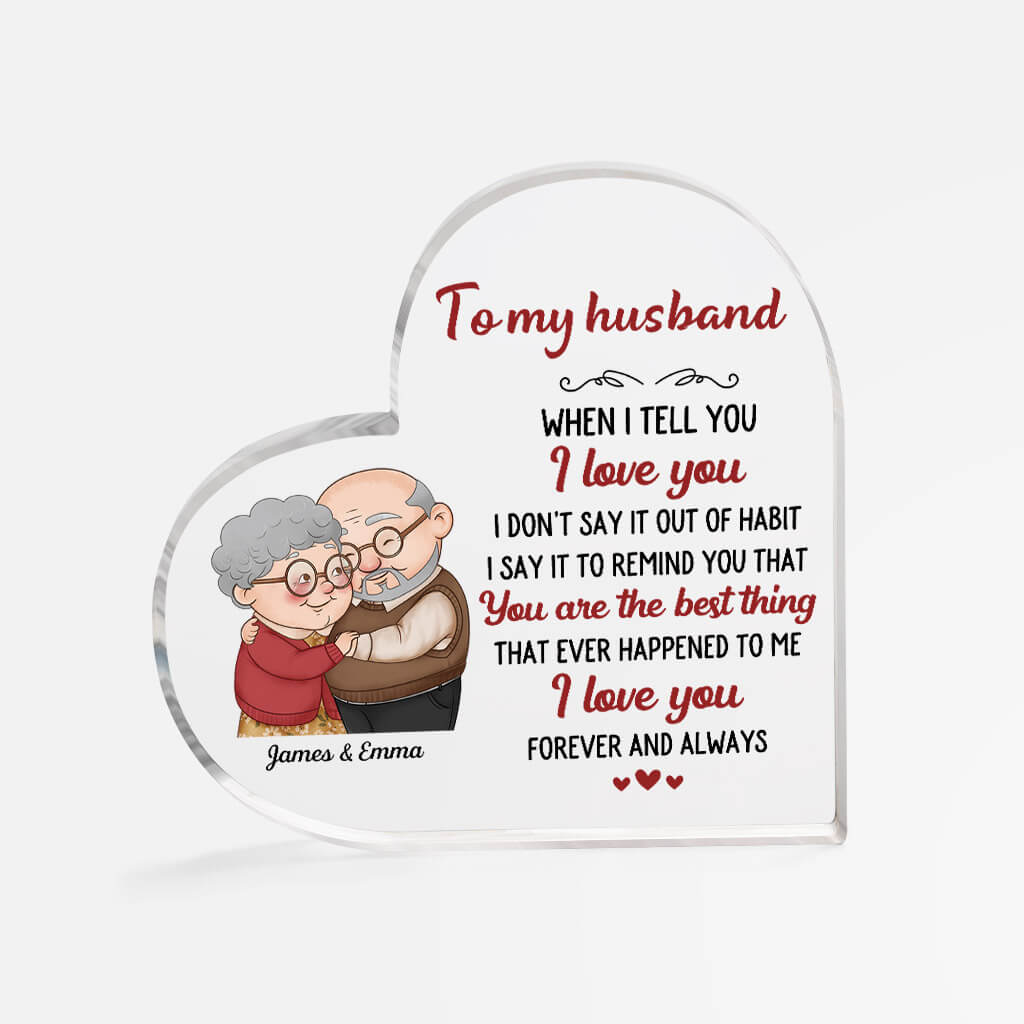 Personalized To My Wife Acrylic Plaque