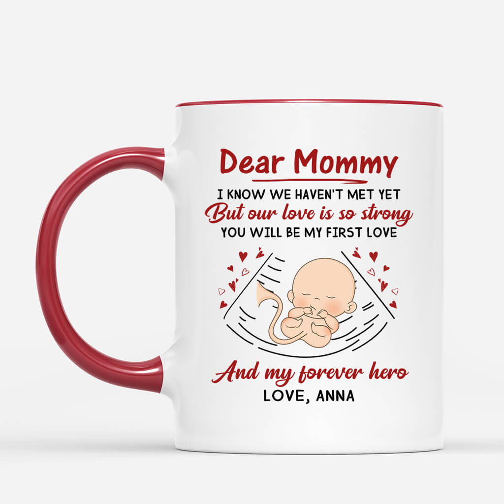 Personalized Dear Daddy We Haven't Met Yet Mug