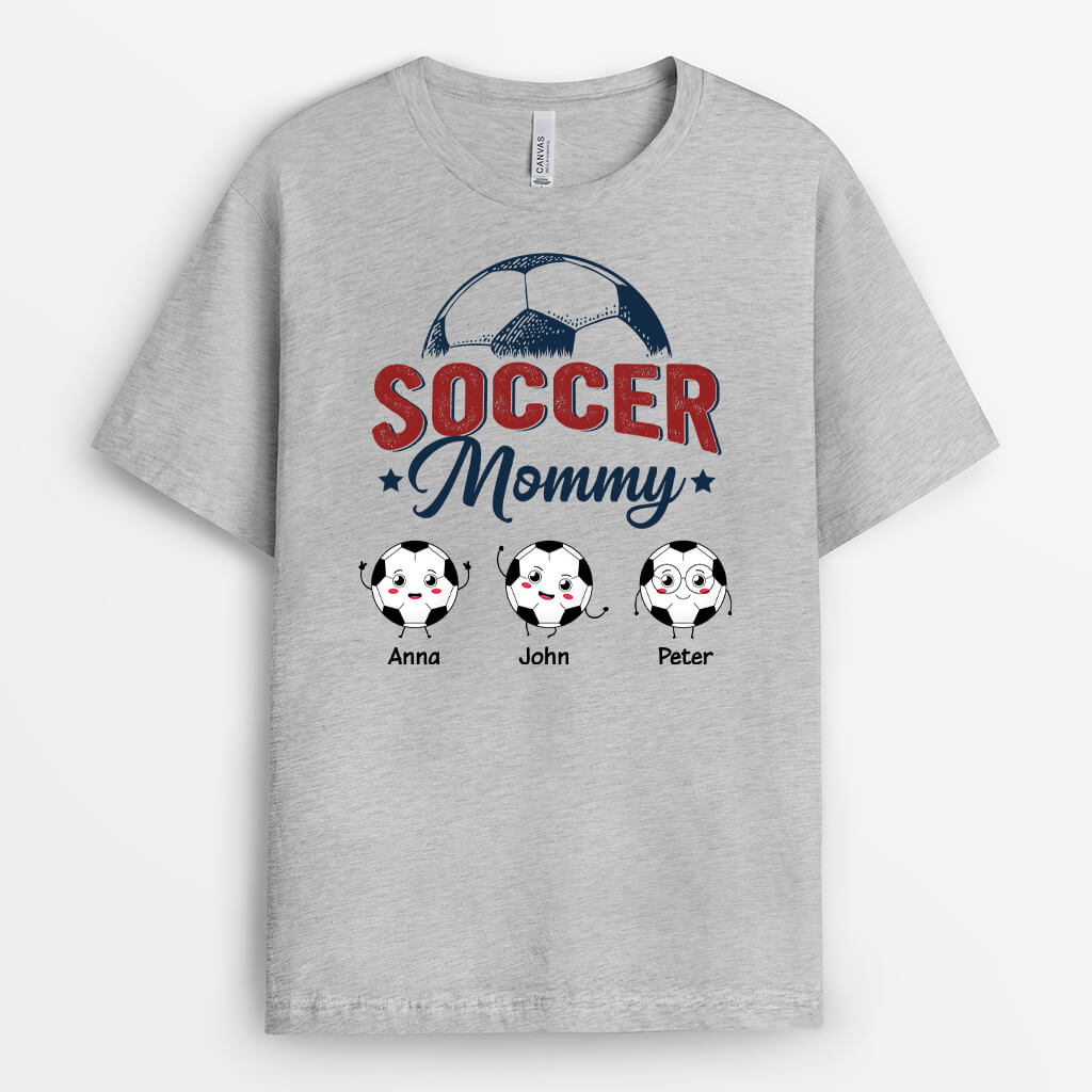 Personalized Football Mom T-shirt