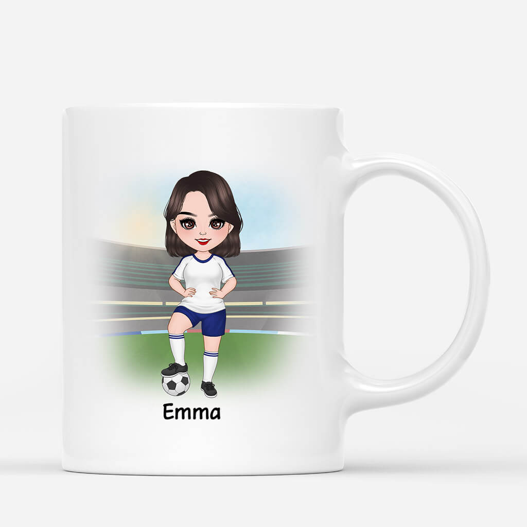 Personalized Football Mom Awesome Mug