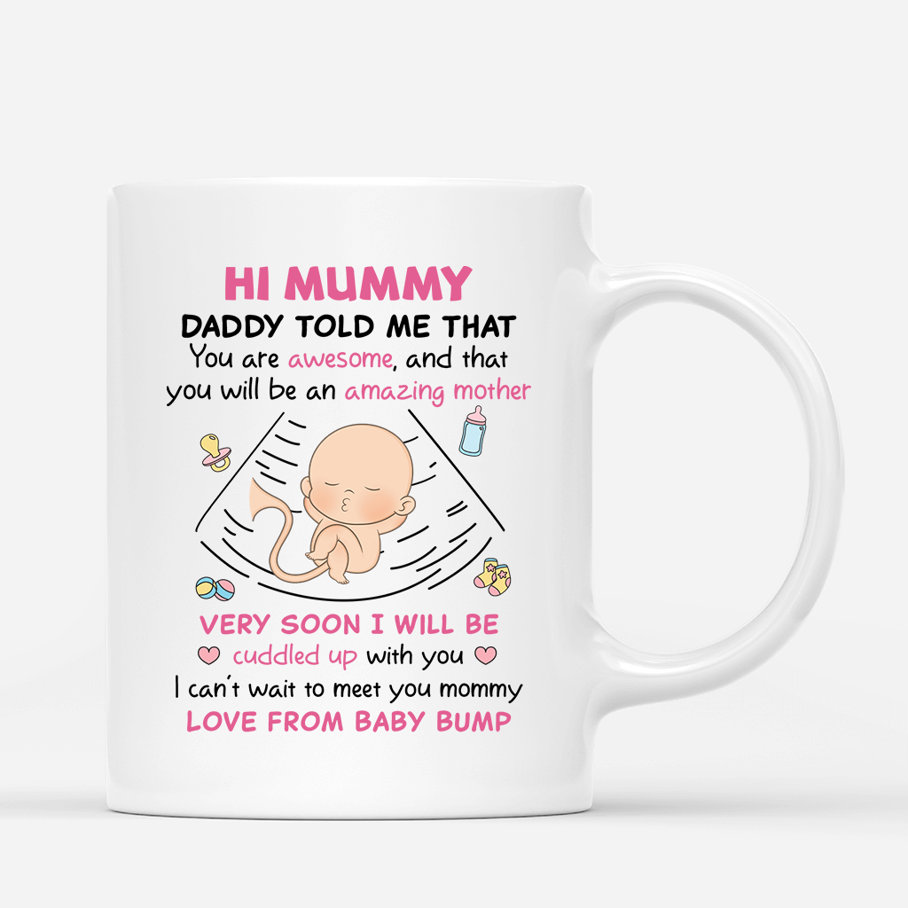 Personalized Hi Mommy You'll Be An Amazing Mother Mug