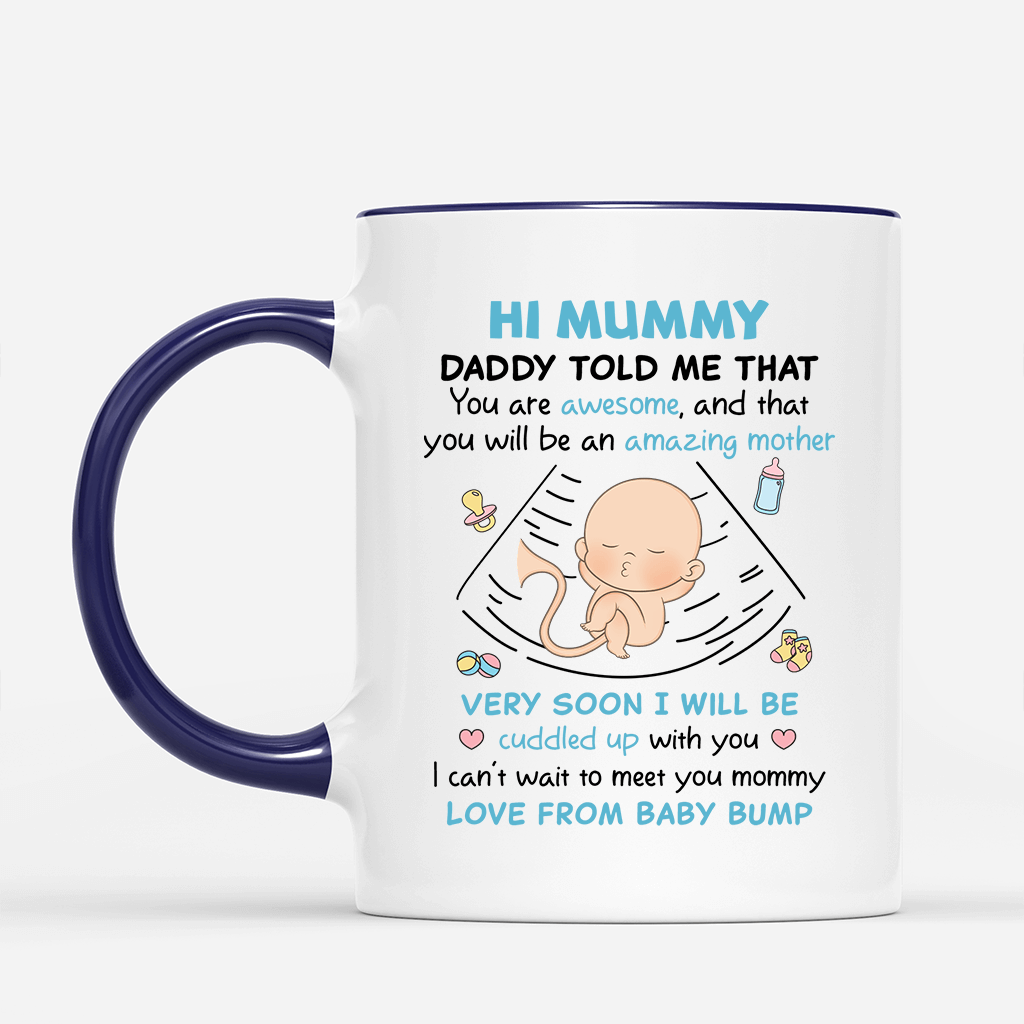 Personalized Hi Mommy You'll Be An Amazing Mother Mug