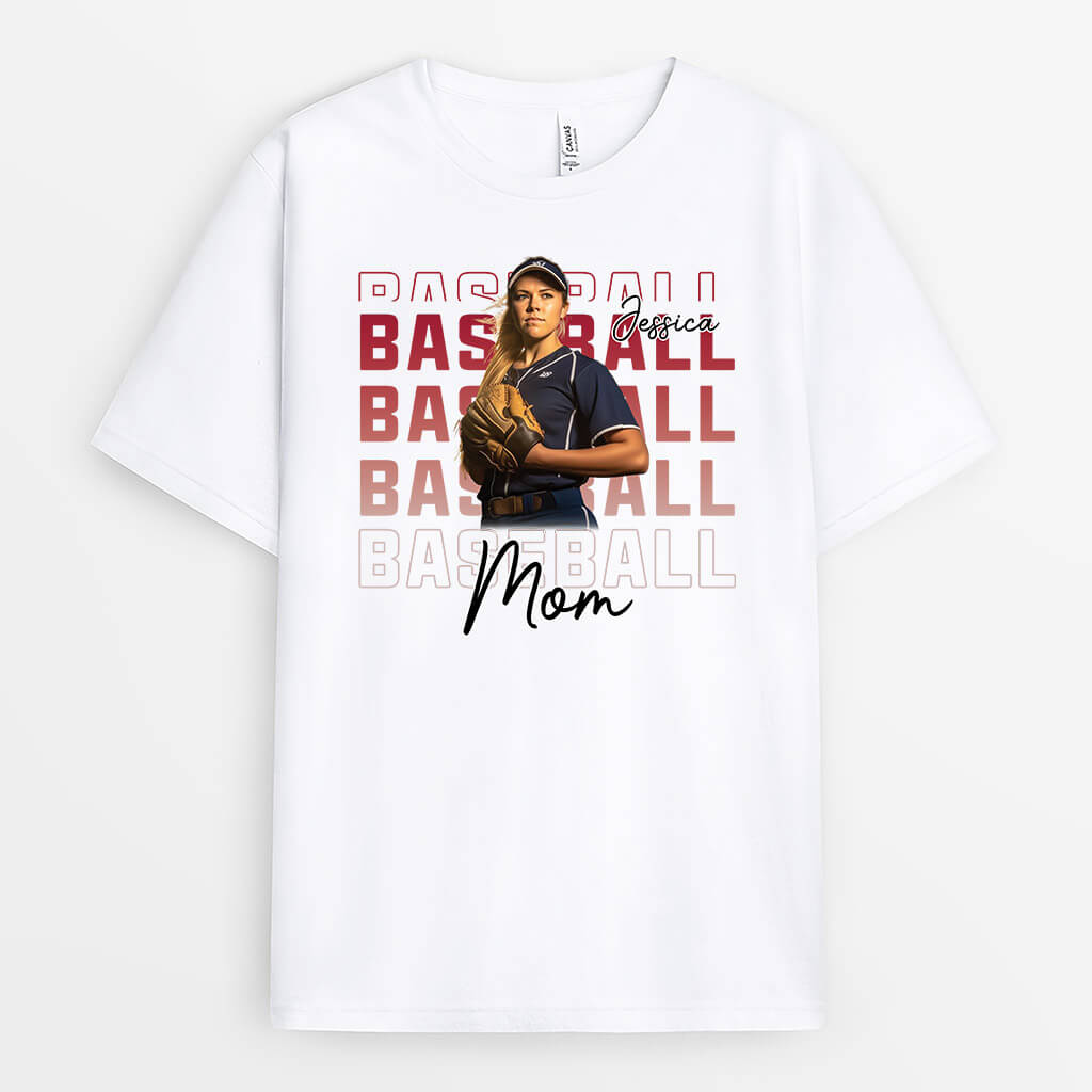 Personalized Sport Mom T-shirt