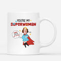 Personalized You Are My Superwoman Mom To Be Mug