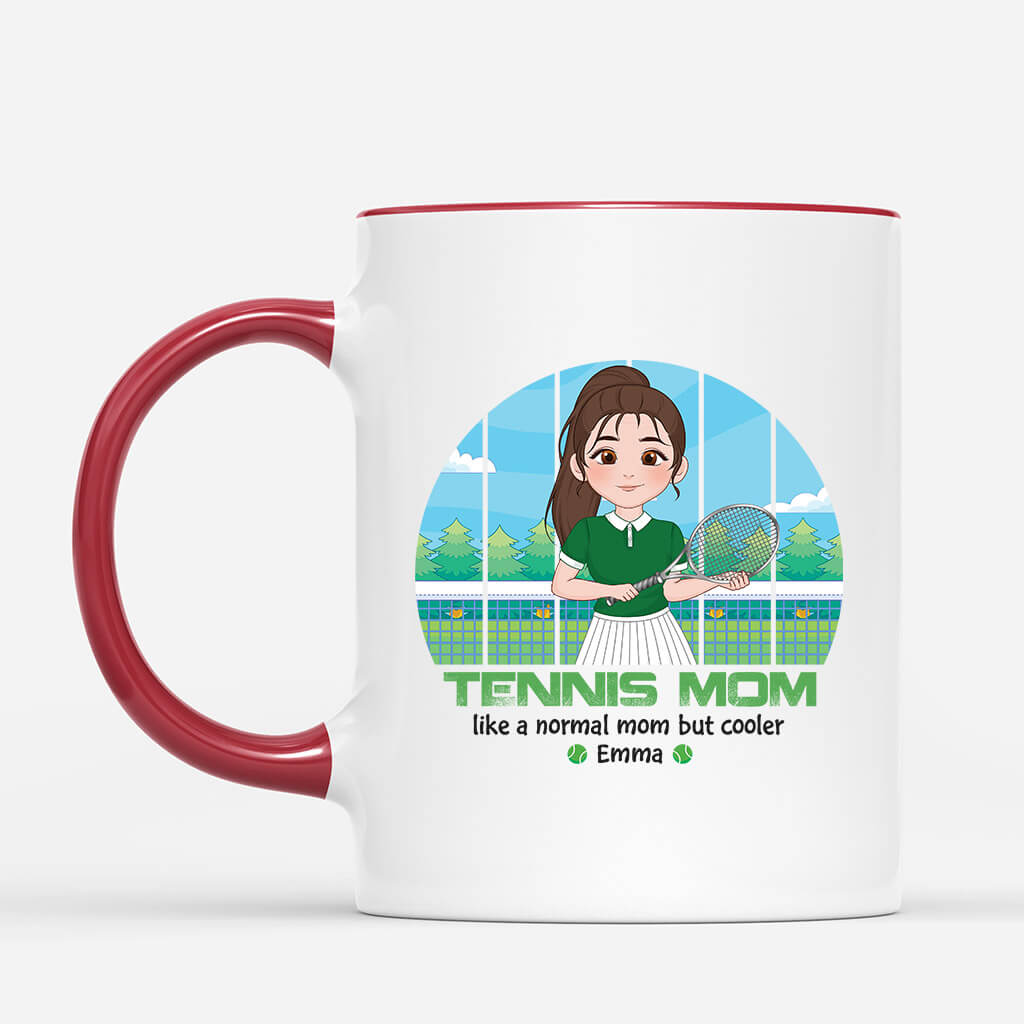 Personalized Tennis Mom Mug