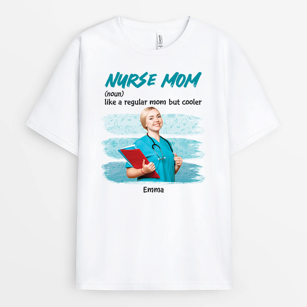 Personalized Nurse Mom T-shirt