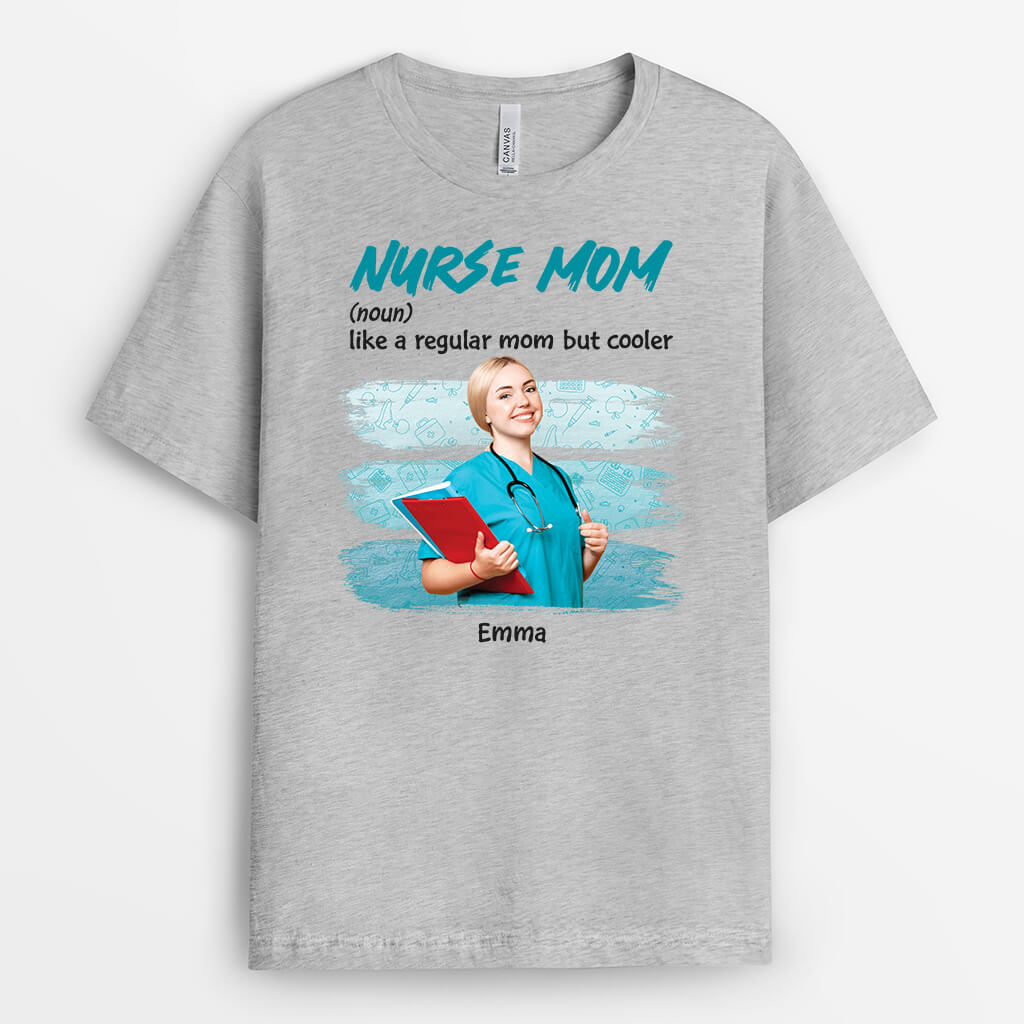 Personalized Nurse Mom T-shirt