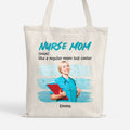 Personalized Nurse Mom Tote Bag