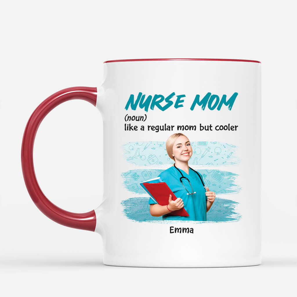 Personalized Nurse Mom Mug
