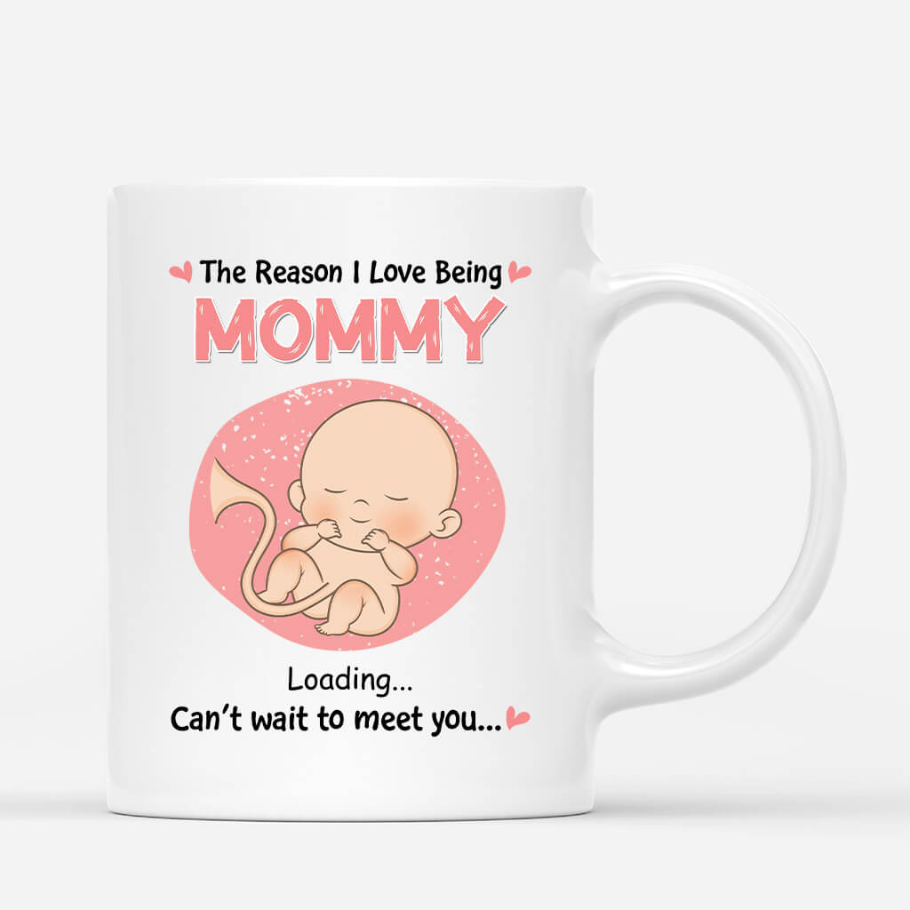 The Reason I Love Being Mommy/Daddy - Personalized Mug