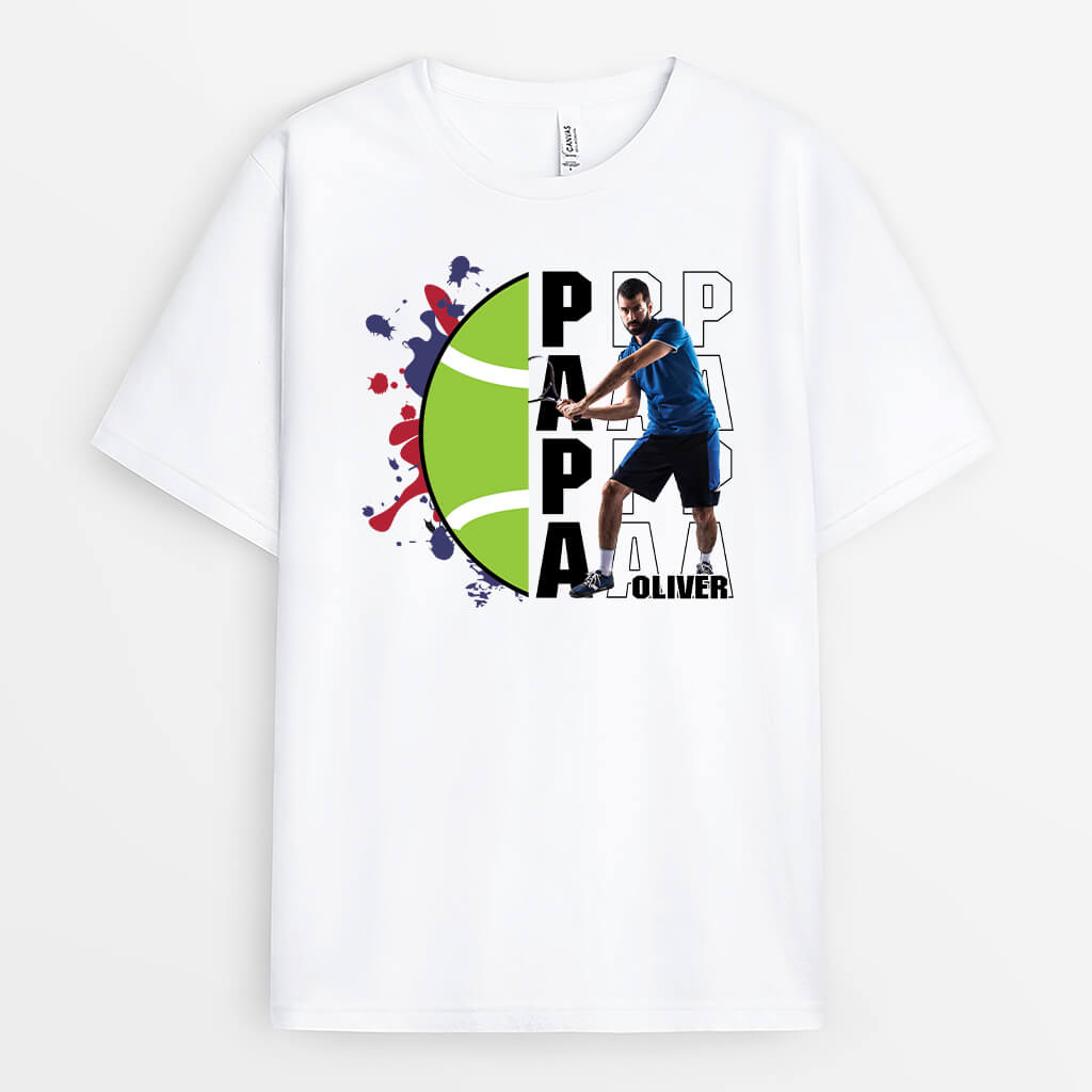 Personalized Sporty Daddy T-shirt