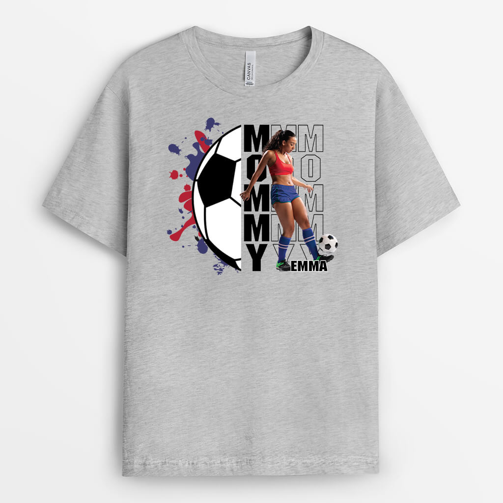 Personalized Sporty Mommy T-shirt