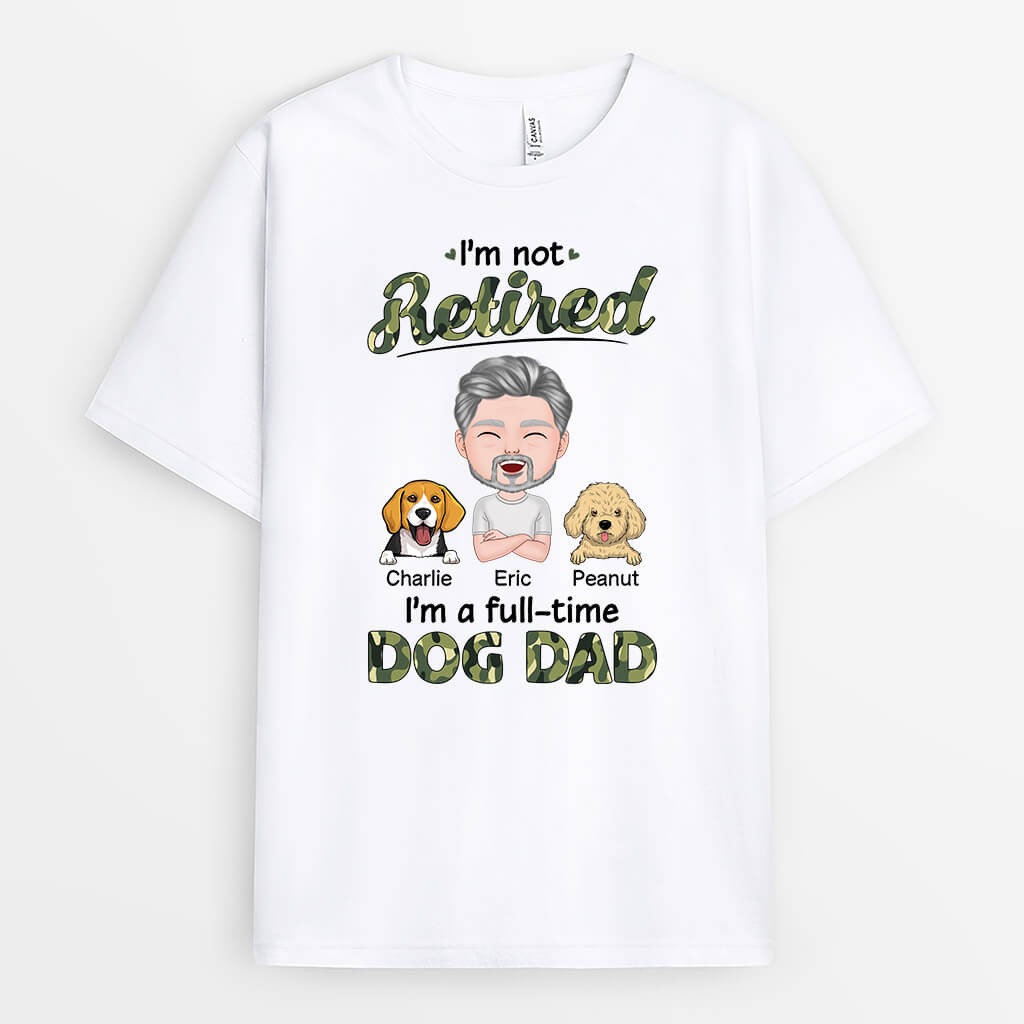 Personalized I'm Not Retired Here T-shirt