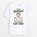Personalized I'm Not Retired I'm A Fulltime Cat Mom Cat Dad T-shirt