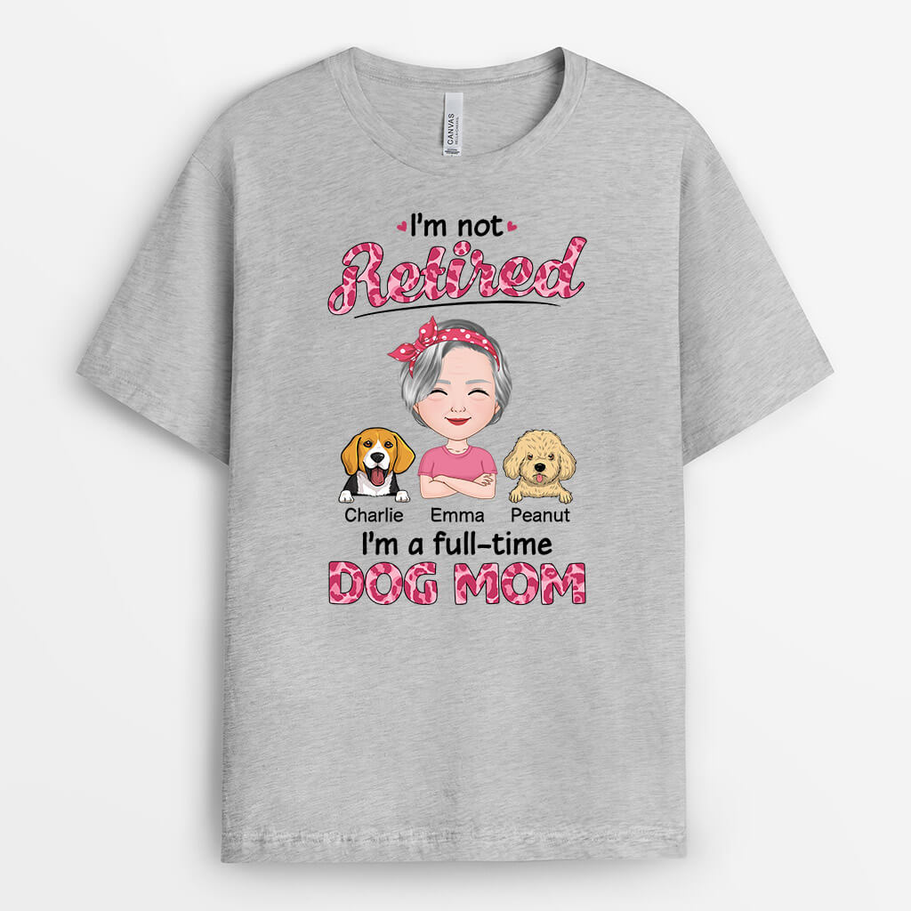 Personalized I'm Not Retired Here T-shirt