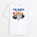 Personalized The Legend Has Retired T-shirt