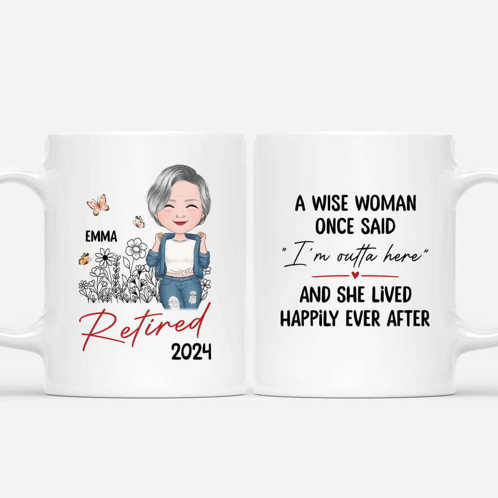 Personalized Retired Mug