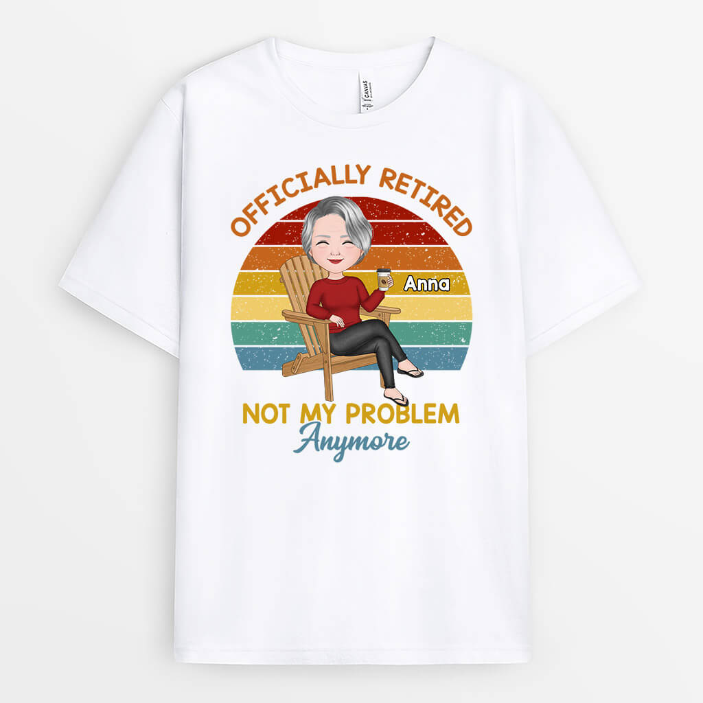 Personalized Not My Problem Anymore T-Shirt